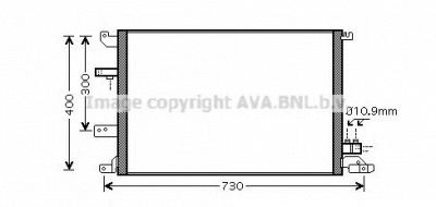 AVA QUALITY COOLING vo5138d -  Конденсатор, кондиционер